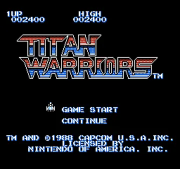 Titan Warriors (USA) (Proto) screen shot title